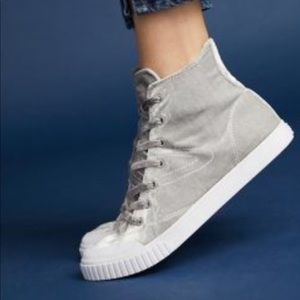 Anthropologie Marley Velvet Sneakers